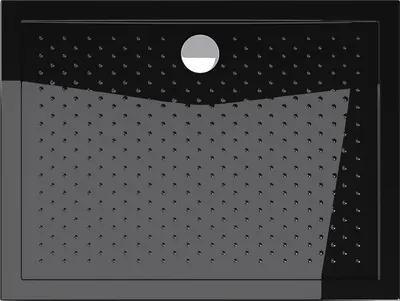 Immagine prodotto di doporro Piatto Doccia Antiscivolo con Piletta 90x120x4cm, Piatto Doccia Lucia02AR in Acrilico incl. Piletta di Scarico (AL01), Forma: Rettangolare, Nero