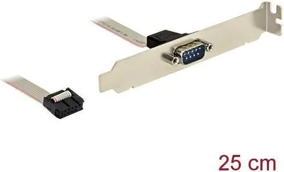 Image de Delock 89353 Slotblech Delock 1x D-Sub9