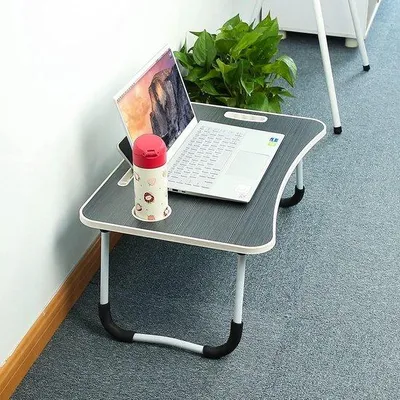 Image de Table pliante pour le petit-déjeuner 60 x 40 x 27 cm, à utiliser au lit