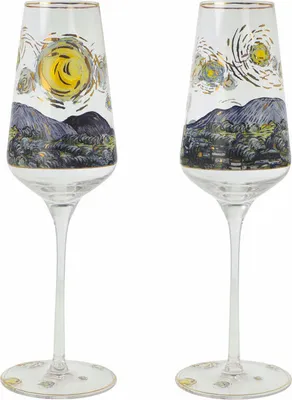 Image de Goebel Vincent Van Gogh -Sternennacht (Sektglas, Glas) | Art.-Nr. 67075191 | EAN 4005169373664