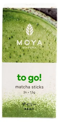 Produktbild von JAPANISCHER MATCHA-GRÜNTEE IN -TEEBEUTELN (24 x 1,5 g) 36 g – MOYA MATCHA