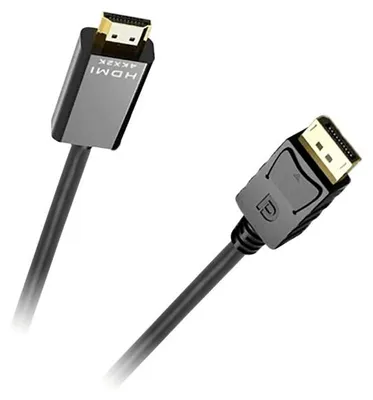 Obrázok produktu pre Rebel KPO2850 DisplayPort na HDMI 4K 1,8m, černý