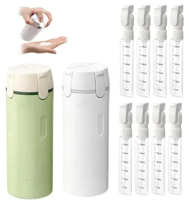 Productafbeelding van 4-in-1 Reisdosering Set met 2 Reisinjectieflessen