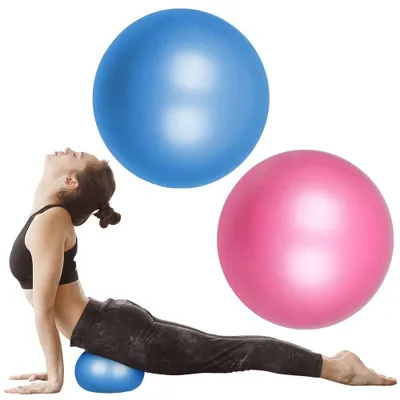 Produktbild von Gymnastikball Pilatesball Yogaball - 25 cm - Anti-Burst - Antirutsch - Mit Pumpe