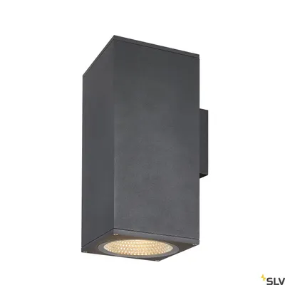 Produktbild von SLV 1003438 ENOLA SQUARE UP/DOWN L Outdoor LED Wandleuchte anthrazit CCT 3000/4000K IP65