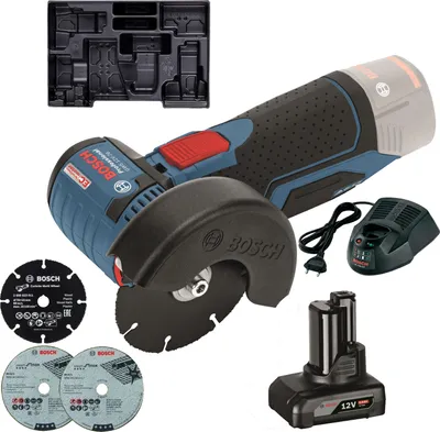 Produktbild von Bosch Akku-Winkelschleifer GWS 12 V-76 Professional 2 Akkus 2,5 Ah , L-Boxx