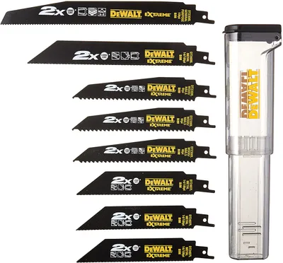 Produktbild von 8-teiliges Klingenset 2X long life DEWALT - DT2443L-QZ