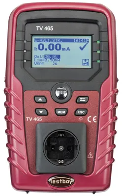 Image de Testeur d'appareils TV 465 p.m.Résistance de terre/d'isolation L230xl130xH70mm