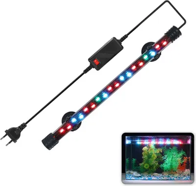 Produktbild von 28cm Aquarium-Licht LED-Aquarium-Licht-Tauchlicht-Unterwasser-Licht,Eisblau, gruen, leuchtend rote Licht