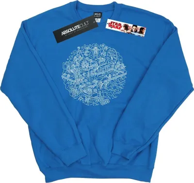 Produktbild von Star Wars - "Death Star" Sweatshirt für Herren BI45413 (S) (Königsblau)