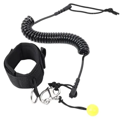 Imagen del producto de Correa de tabla de surf con espiral ajustable y sistema de liberación rápida