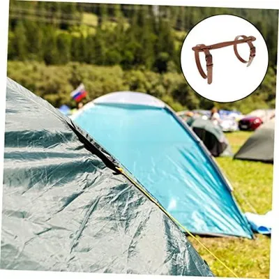 Produktbild von Multifunktionaler verstellbarer Yogagurt aus Leder mit Schnallenriemen für Yogamatten, Campingzubehör, Bewegung und sichere Aufbewahrung