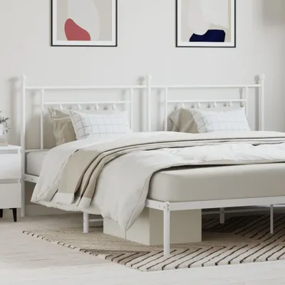 Immagine prodotto di The Living Store Testiera in metallo bianco 193 cm