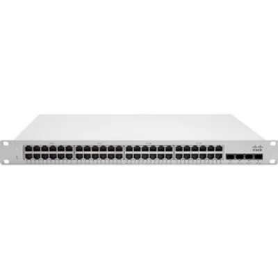 Produktbild von Cisco Meraki MS210-48FP, Managed, L2, Gigabit Ethernet (10/100/1000), Power over Ethernet (PoE), Rack-Einbau, 1U