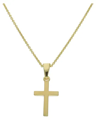Produktbild von Kreuzanhänger Uni 925 Silber JL16-02-0868 gold plattiert