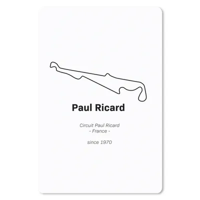 Produktbild von MuchoWow® Mauspad Mousepad Formel 1 - Frankreich - Rennstrecke 40x60 cm - Mousepads - Maus Mat - Pad - Mausunterlage - Schreibtisch Accesoire
