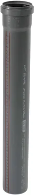Produktbild von HTsafe Rohr mit Muffe DN 75 2000 mm