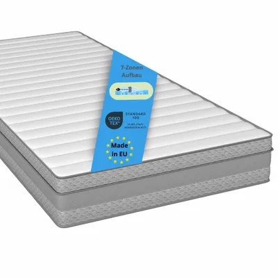 Obrázok produktu pre ortopedický 7-zónový pružinový matrac, 140 x 200 cm, do 100 kg, 18 cm, Bodyprotect Tape Edge