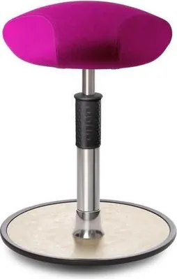 Produktbild von Sitz- Stehhocker Free Regular Triangel kvadrat Divina Mel. Pink Chrom /creme.