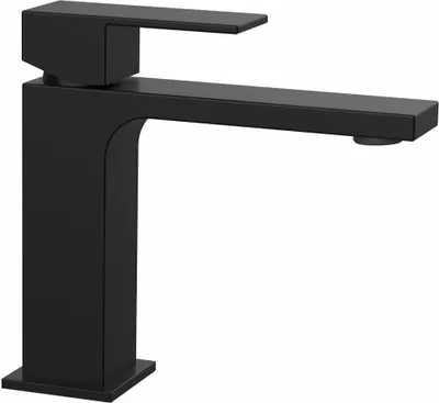 Produktbild von Sapho CUBEMIX Waschtischarmatur, Schwarz matt