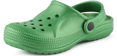 Produktbild von Ladeheid Kinder Mädchen Jungen leichte Eva Clogs Gartenclogs Gartenschuhe KL055 (Smaragdgrün, 29 EU)