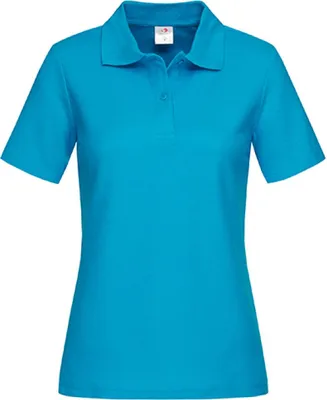Produktbild von Stedman ST3100 | Damen Piqué Poloshirt 100 - Farbe: Ocean Blue - Größe: M