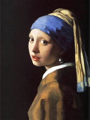 Produktbild von Legendarte - Kunstdruck auf Leinwand - Das Mädchen mit den Perlenohrgehänge Jan Vermeer - Wanddeko, Canvas cm. 50x70