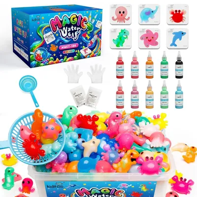 Zdjęcie produktu dla Zestaw do tworzenia "Magicznej Wody" – zabawka z 10 kolorami i 6 kształtami, przeznaczona dla dzieci od 3 roku życia