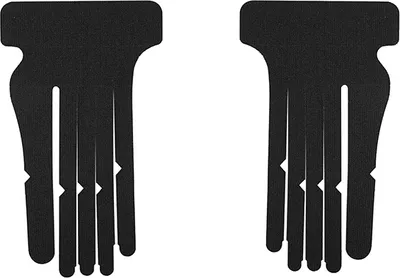 Produktbild von INF 046 Esports Handgelenkauflagen (1 links & 1 rechts) - Schwarz Schwarz