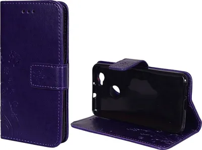 Produktbild von Schutz Hülle Blumen für Handy Huawei Nova Violett