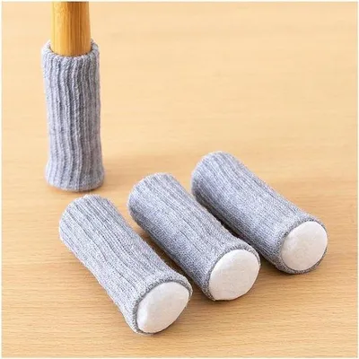Produktbild von Famanu Stuhlsocken elastisch - mit Filzgleitern - Schutz für Möbelbeine