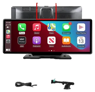 Immagine prodotto di Dashcam, telecamera anteriore 4K, doppia lente, senza telecamera non funziona il DVR