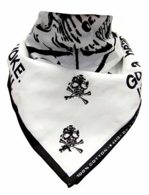 Produktbild von Bandana Halstuch Anti Rauchen, Bandana Headscarf Scarf Skull Anti Smoke, Bandana pañuelo bufanda Fumar cráneo