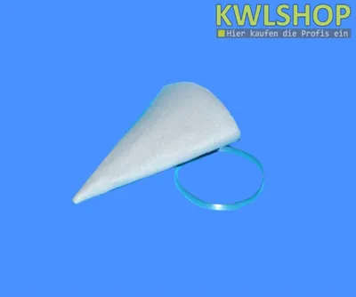 Produktbild von Kegelfilter G4 DN 150-160, 300mm lang, Stärke 17-20mm, mit Spannring  baselines Verpackungseinheit: 3 Kegelfilter mit 1 Spannring