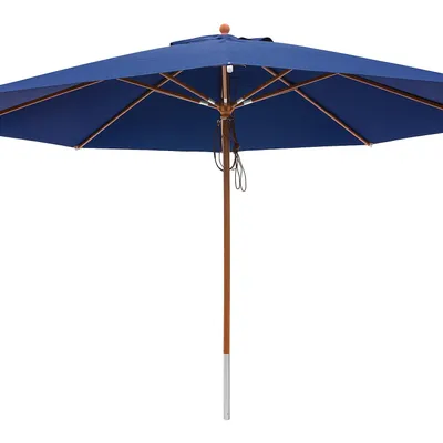 Produktbild von anndora Sonnenschirm Marktschirm Gastronomie 4m rund Navy Dunkelblau Winddach UV-Schutz - Navy Blau