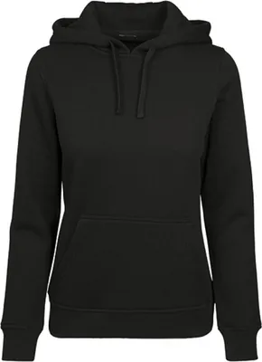 Produktbild von Build Your Brand BY087 | Damen  Merch Hoody, Kängurutasche - Farbe: Black - Größe: M