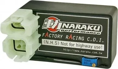 Produktbild von Naraku CDI Zündeinheit Racing, ohne Drehzahlbegrenzung, einstellbar kompatibel mit GY6 mit AC-Zündanlage und Doppelstecker