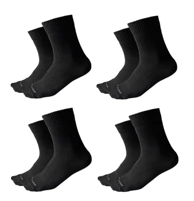 Produktbild von 4 paar Hanf Trekking Socken 41-44 Schwarz UNISEX – Nachhaltige & Bequeme Outdoor-Socken für Wandern, Sport & Alltag | Antibakteriell & Atmungsaktiv