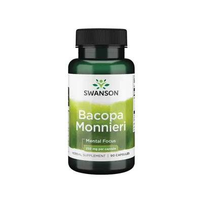 Produktbild von Bacopa Monnieri 250 mg 90 Kapseln Swanson Health Products