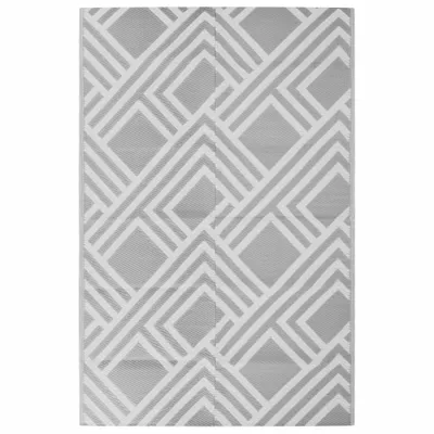 Image de Tapis d'extérieur ARAKIL Gris 190x290 cm PP