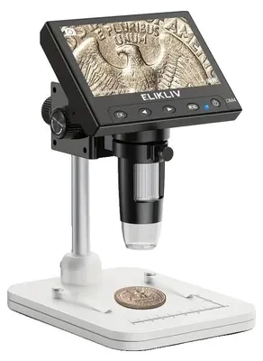 Productafbeelding van Digitale microscoop, 1000x vergroting, HD LCD-scherm, WIT
