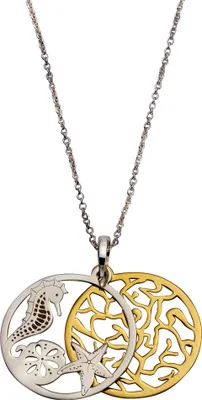 Produktbild von F Halskette 925/- Sterling Silber 45cm mehrfarbig 301240115R