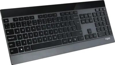 Produktbild von Rapoo E9270P Schwarz Kabellose Metall-Tastatur