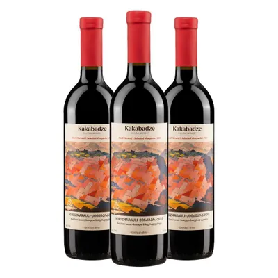 Produktbild von Shilda Kakabadze Kindzmarauli Rotwein Lieblich (3 x 0.75L)