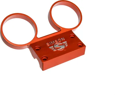 Image de Tableau de bord pour tacho / DZM Ø60mm - Aluminium Orange