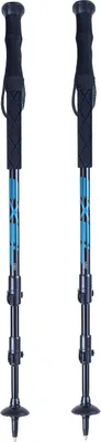 Produktbild von EXEL Herren Trekkingstock HIKE EXE-TRK21006 BLACK CYAN 110-135 cm