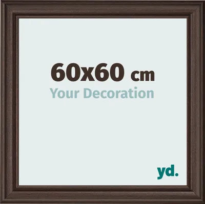 Produktbild von Bilderrahmen, 60x60 cm, Eiche Dunkel, MDF, Lazio
