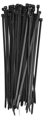 Kabelbinder 250×4,8, schwarz, 100 Stk