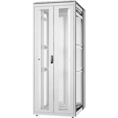 Produktbild von Digitus Netzwerkschrank Unique Serie - 800x1000 mm (BxT), Freistehendes Gestell, 42U, 800 kg, Sperrschloss, Ablageschienen, Verstellbare Füße