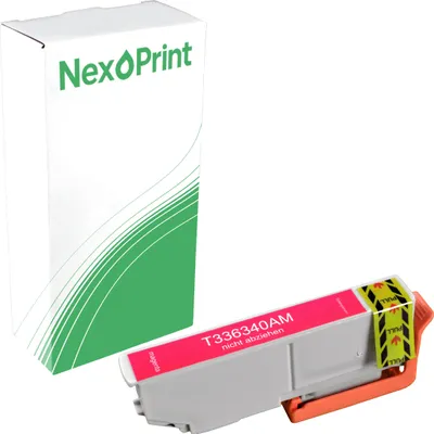 Produktbild von Druckerpatrone kompatibel zu Epson C13T336340 33XL magenta Expression Premium XP-830 Epson XP-7100 Epson XP-645 Epson XP-640 Epson XP-635